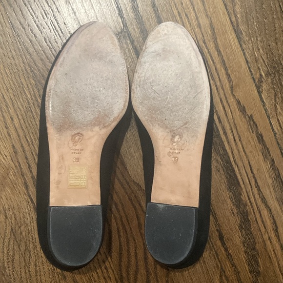 M.Gemi Classe Suede Gold Studded Flats - Picture 2 of 4